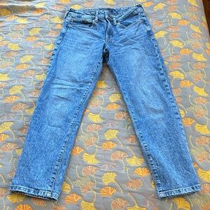 Aeropostale Mid Rise Ankle Straight Jeans